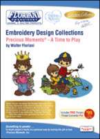 ON SALE! Floriani Embroidery Design Collection Precious MomentsŪ - A Time to Play + FREE SHIPPING! - More Details ON SALE! Floriani Embroidery Design Collection Precious MomentsŪ - A Time to Play + FREE SHIPPING! - More Details