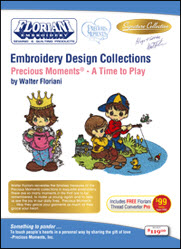 ON SALE! Floriani Embroidery Design Collection Precious MomentsŪ - A Time to Play + FREE SHIPPING! ON SALE! Floriani Embroidery Design Collection Precious MomentsŪ - A Time to Play + FREE SHIPPING!