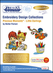 ON SALE! Floriani Embroidery Design Collection Precious MomentsŪ - Little Darlings + FREE SHIPPING! ON SALE! Floriani Embroidery Design Collection Precious MomentsŪ - Little Darlings + FREE SHIPPING!