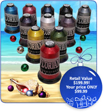 Floriani Holiday Jolly Jumbo Thread Set - 5000M Threads Floriani Holiday Jolly Jumbo Thread Set - 5000M Threads