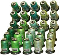 Floriani Green Threadset with FREE Threadbox! Floriani Green Threadset with FREE Threadbox!
