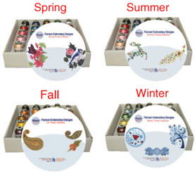 Floriani's Seasonal Thread Set Bundle - BUY 3 GET 1 FREE + FREE Shipping!! - More Details Floriani's Seasonal Thread Set Bundle - BUY 3 GET 1 FREE + FREE Shipping!! - More Details