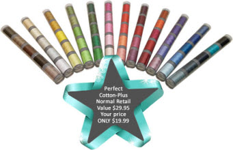 Quilters Select 60wt Perfect Cotton - Plus Set 1 - Peacock Quilters Select 60wt Perfect Cotton - Plus Set 1 - Peacock