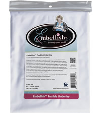 Embellish Fusible Underlay - White - More Details Embellish Fusible Underlay - White - More Details