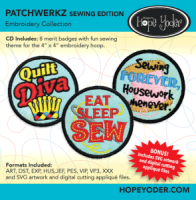 Patchwerk Sewing Edition Embroidery CD with SVG Files - More Details Patchwerk Sewing Edition Embroidery CD with SVG Files - More Details