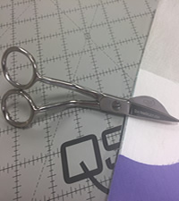Quilter's Select Wave Applique Scissors - Left Handed Quilter's Select Wave Applique Scissors - Left Handed